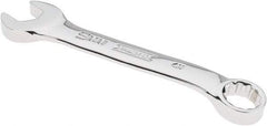 Proto - 9mm 12 Point Offset Combination Wrench - 15° Offset Angle, 3-5/8" OAL, Steel, Chrome Finish - Exact Industrial Supply