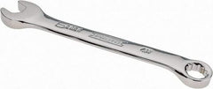 Proto - 6mm 12 Point Offset Combination Wrench - 15° Offset Angle, 3-1/4" OAL, Steel, Chrome Finish - Exact Industrial Supply