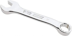 Proto - 7/16" 12 Point Offset Combination Wrench - 15° Offset Angle, 4-1/16" OAL, Steel, Chrome Finish - Exact Industrial Supply