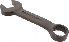 Proto - 18mm 12 Point Offset Combination Wrench - 15° Offset Angle, 5-1/4" OAL, Steel, Black Finish - Exact Industrial Supply