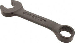 Proto - 15mm 12 Point Offset Combination Wrench - 15° Offset Angle, 4-11/16" OAL, Steel, Black Finish - Exact Industrial Supply