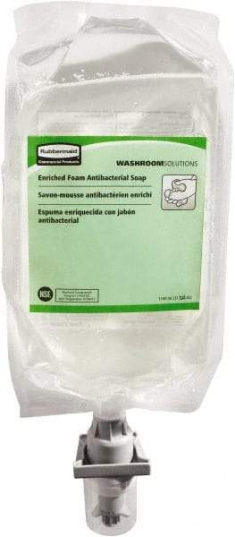 Rubbermaid - 1,100 mL Dispenser Refill Foam Soap - Clear, Fragrance Free Scent - Exact Industrial Supply