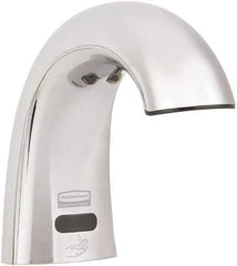 Rubbermaid - 800 to 1600 mL Foam Soap Dispenser Hardware - Plastic, Counter Mounted, Chrome - Exact Industrial Supply