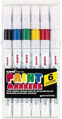 Sharpie - Black, Blue, Green, Red, White, Yellow Paint Marker - Line Tip, Oil Based - Exact Industrial Supply
