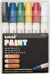 Sharpie - Black, Blue, Green, Red, White, Yellow Paint Marker - Bullet Tip, Oil Based - Exact Industrial Supply