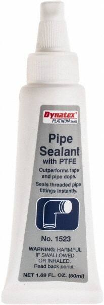 Made in USA - 50 mL Pipe Sealant - PTFE Based, 392°F Max Working Temp - Exact Industrial Supply