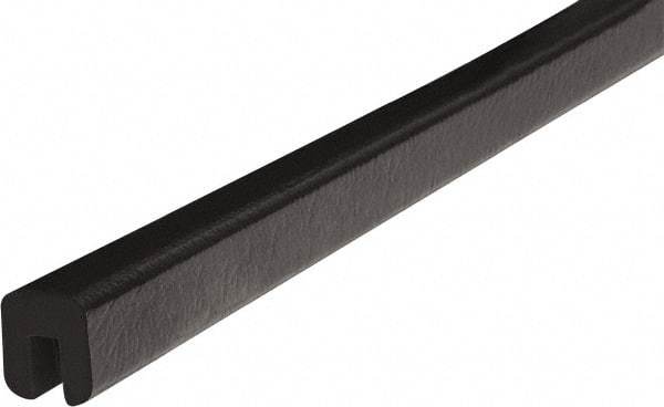 PRO-SAFE - Polyurethane Foam Type G Edge Guard - Black - Exact Industrial Supply