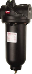 ARO/Ingersoll-Rand - 2" Port, 18.52" High x 7.76" Wide Super Duty Filter with Metal Bowl, Automatic Drain - 1,400 SCFM, 300 Max psi, 150°F Max Temp, Modular Connection, 27 oz Bowl Capacity - Exact Industrial Supply