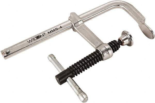 Wilton - 2-1/4" Deep Throat, 4" Max Capacity, Standard Sliding Arm Clamp - 400 Lb Clamping Pressure - Exact Industrial Supply