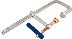 Wilton - 4-3/4" Deep Throat, 10" Max Capacity, Step Over Sliding Arm Clamp - 1,200 Lb Clamping Pressure - Exact Industrial Supply