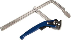 Wilton - 5-1/2" Deep Throat, 12" Max Capacity, Standard Sliding Arm Clamp - 1,100 Lb Clamping Pressure - Exact Industrial Supply