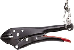 Proto - 9-1/4" OAL Straight Jaw Locking Pliers - 5/8" Jaw Width, Straight Handle - Exact Industrial Supply