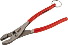 Proto - 10" OAL, 2-11/64" Jaw Length, 1-13/32" Jaw Width, Tethered, Slip Joint Pliers - 2 Positions, Slip Joint Head, Slip Joint Plier Tool - Exact Industrial Supply