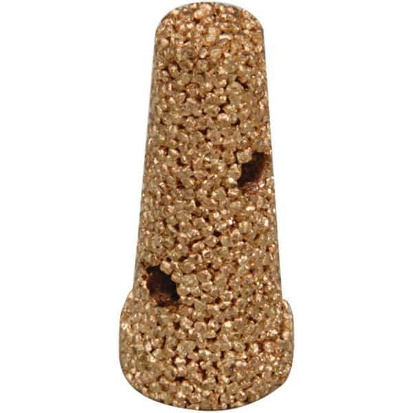 Dynabrade - 4-1/2" to 5" Air Pistol Grip Disc Sander Cone Muffler - Exact Industrial Supply