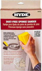 Hyde Tools - 3' Hose Length, Sanding Sponge - Use With Shop Vacs - Exact Industrial Supply