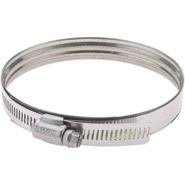 IDEAL TRIDON - SAE Size 72, 81 to 122mm Diam, Stainless Steel 360° Worm Drive Clamp - Exact Industrial Supply