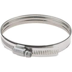 IDEAL TRIDON - SAE Size 72, 81 to 122mm Diam, Stainless Steel 360° Worm Drive Clamp - Exact Industrial Supply