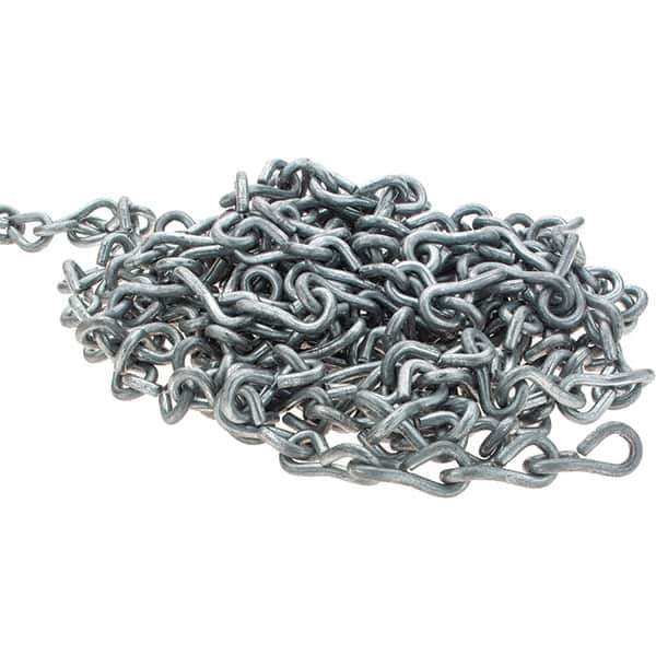 Peerless Chain - 0.162" Diam Single Jack Chain - 60 Lb Load Limit, #8 - Exact Industrial Supply