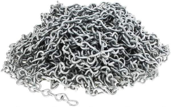 Peerless Chain - 0.135" Diam Single Jack Chain - 43 Lb Load Limit, #10 - Exact Industrial Supply