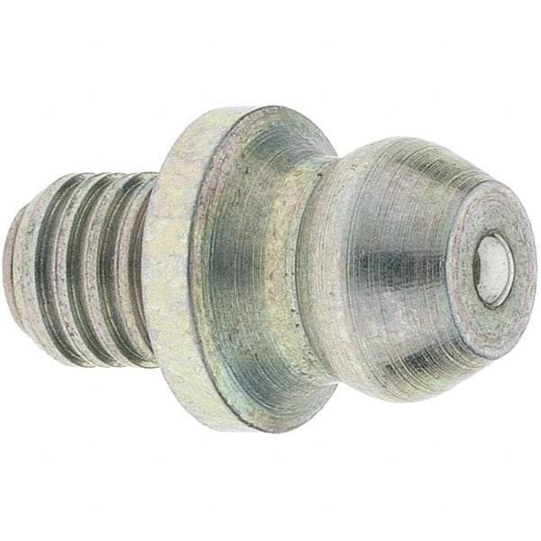 Value Collection - Straight Head Angle, 3/16 Thread Drive-In Grease Fitting - Exact Industrial Supply