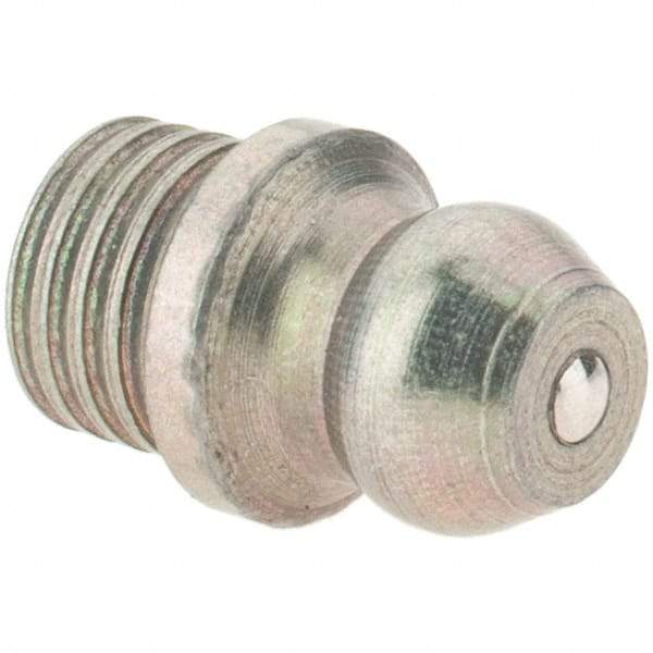 Value Collection - Straight Head Angle, 1/4 Thread Drive-In Grease Fitting - Exact Industrial Supply