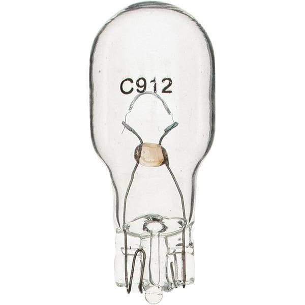 Import - 12.8 Volt, Incandescent Miniature & Specialty T5 Lamp - Wedge Base - Exact Industrial Supply