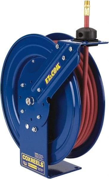 CoxReels - 25' Spring Retractable Hose Reel - 5,000 psi, Hose Included - Exact Industrial Supply