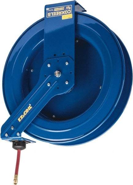 CoxReels - 75' Spring Retractable Hose Reel - 300 psi, Hose Included - Exact Industrial Supply