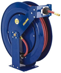 CoxReels - 50' Spring Retractable Hose Reel - 4,000 psi, Hose Included - Exact Industrial Supply