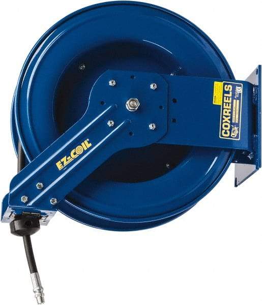 CoxReels - 50' Spring Retractable Hose Reel - 3,000 psi, Hose Included - Exact Industrial Supply