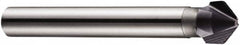 DORMER - 5mm Shank Diam, 3 Flute 90° High Speed Steel Countersink - Exact Industrial Supply