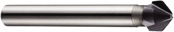 DORMER - 10mm Shank Diam, 3 Flute 90° High Speed Steel Countersink - Exact Industrial Supply