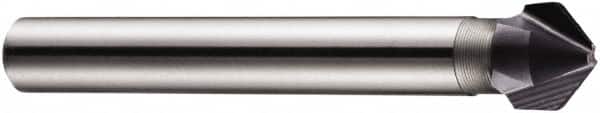 DORMER - 8mm Shank Diam, 3 Flute 90° High Speed Steel Countersink - Exact Industrial Supply