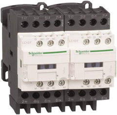 Schneider Electric - 4 Pole, 110 Coil VAC at 50/60 Hz, 40 Amp at 440 VAC, Reversible IEC Contactor - Bureau Veritas, CCC, CSA, CSA C22.2 No. 14, DNV, EN/IEC 60947-4-1, EN/IEC 60947-5-1, GL, GOST, LROS, RINA, RoHS Compliant, UL 508, UL Listed - Exact Industrial Supply