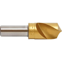 1/2 HSS Uniflute Csink,100 Deg,TiN Coated Alternate Manufacture # 61117 - Exact Industrial Supply