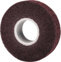 3M - 8" Diam Aluminum Oxide Finishing Flap Wheel - 3" Hole, 2" Wide, Density 5, Nonwoven, Medium Grade, 3,200 Max RPM - Exact Industrial Supply