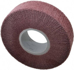 3M - 8" Diam Aluminum Oxide Finishing Flap Wheel - 3" Hole, 2" Wide, Density 5, Nonwoven, Fine Grade, 3,200 Max RPM - Exact Industrial Supply