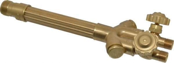Victor - 9 Inch Long, 300 Series Heavy Duty, Standard Valves Torch Handle - Exact Industrial Supply