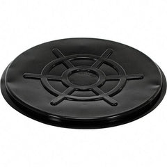 Vestil - Round Polyethylene Closed Head Drum Cover for 55 Gallon Container - 25" Wide - Exact Industrial Supply