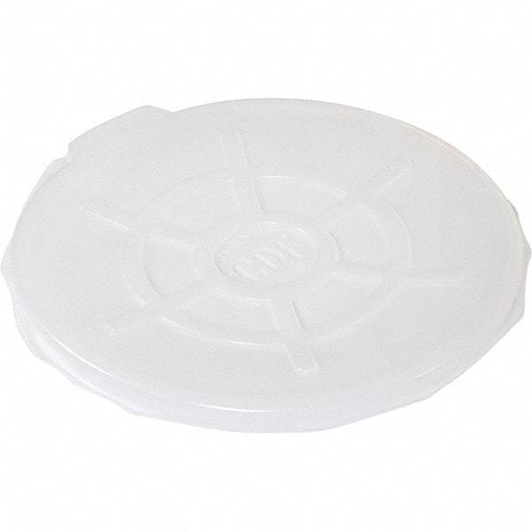 Vestil - Round Polyethylene Open Head Drum Cover for 55 Gallon Container - 25" Wide - Exact Industrial Supply