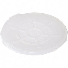 Vestil - Round Polyethylene Open Head Drum Cover for 55 Gallon Container - 25" Wide - Exact Industrial Supply