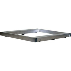 Vestil - 6,000 Lb Capacity Aluminum Pallet Dolly - 36" Long x 36" Wide x 4-1/4" High, 3" Wheels - Exact Industrial Supply