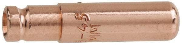Victor - MIG Standard Tip Welder Nozzle/Tip/Insulator - 0.052" Wire Outside Diam - Exact Industrial Supply