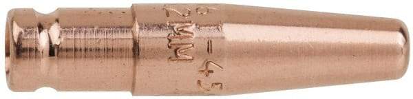 Victor - MIG Tapered Tip Welder Nozzle/Tip/Insulator - 0.045" Wire Outside Diam - Exact Industrial Supply