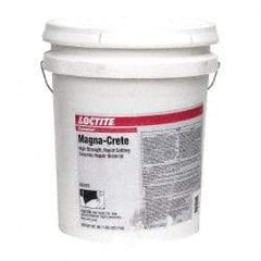 Loctite - 5 Gal Pail Gray Magnesium Phosphate Filler/Repair Caulk - 2000°F Max Operating Temp, 10 min Tack Free Dry Time, 1 to 2 hr Full Cure Time, Series 135 - Exact Industrial Supply