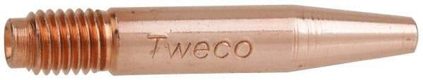 Victor - MIG Contact Tip Optional - Tapered Threaded Welder Nozzle/Tip/Insulator - 0.052" Wire Outside Diam - Exact Industrial Supply