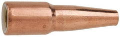 Victor - MIG Nozzle Tapered Self Insulated Welder Nozzle/Tip/Insulator - 3/8" Wire Outside Diam - Exact Industrial Supply