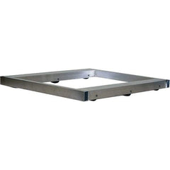 Vestil - 4,000 Lb Capacity Aluminum Pallet Dolly - 48" Long x 48" Wide x 4-1/4" High, 3" Wheels - Exact Industrial Supply