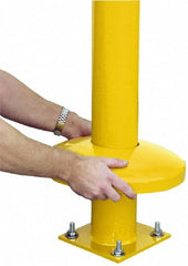 Vestil - Bollard Mounting Kits & Hardware Type: Dome Base Cover For Use With: 4-1/2" Diameter Bollards - Exact Industrial Supply