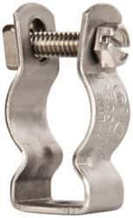 Cooper B-Line - Stainless Steel Rigid/EMT Conduit Hanger with Bolt - 1/2" EMT, 1/2" Rigid, 1/4" Rod - Exact Industrial Supply